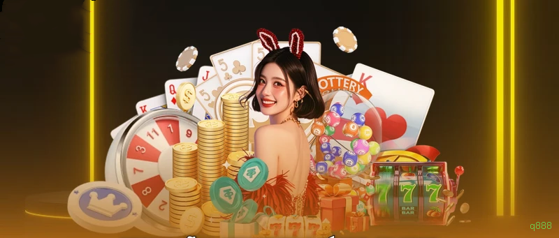 Jogos de Mesa Premium q888 - Blackjack, Roleta, Baccarat